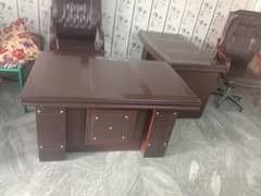 2 office table and 2 office chair