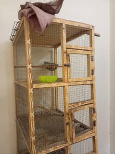wooden cage