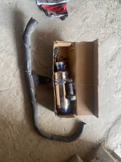 Sc project with honda cg125 bend pipe