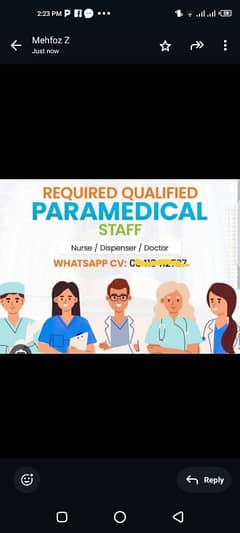Doctor, gynaecologist,lhv, paramedics