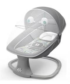 Mobile operated baby swings