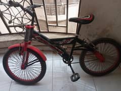 red bicycle