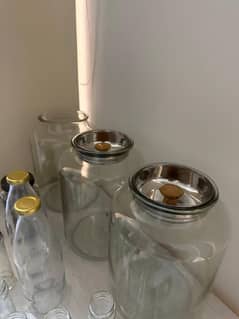 8 Liter Glass Jars