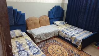 2 single bed with mattres