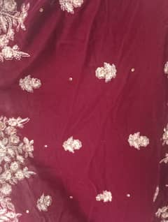 embroidery velvet shawl