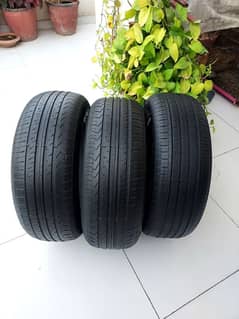 205 60 R16 3 tyres good condition