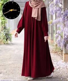 Georgette plain full abaya