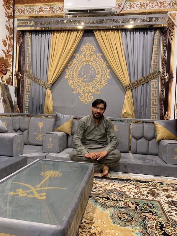 Faincy curtain and Arbic majlis 13