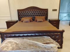 new bed and side table