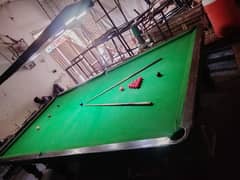 2 snooker table 6. by 12