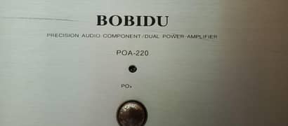 BOBIDU. Power amplifier. 150 watt 8 ohm