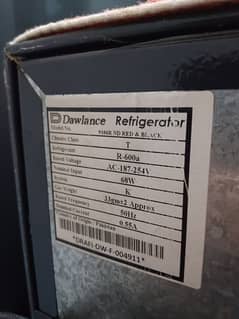 Dawlance single door refrigerator