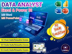 Data Analyst Excel Power BI Course Word PowerPoint Analysis Analytics