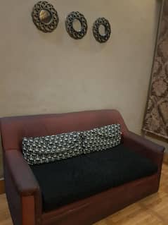 2 seater sofa with very strong wooden frame. . .
