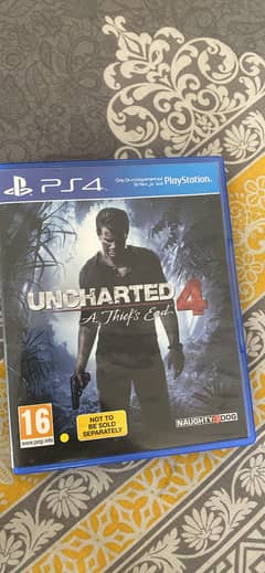 uncharted 4 ps4 game cd