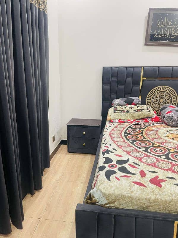 full bed set with sofa com bed and curtains 0