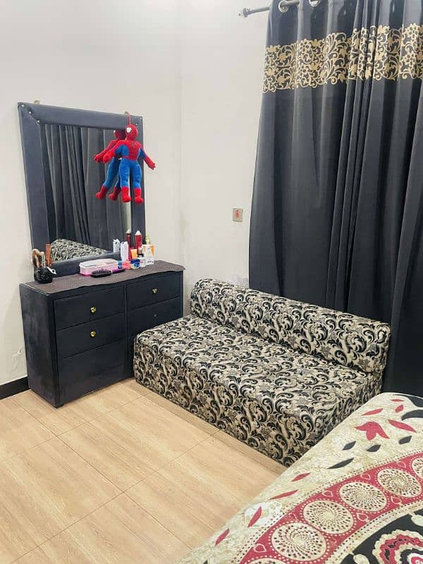 full bed set with sofa com bed and curtains 1