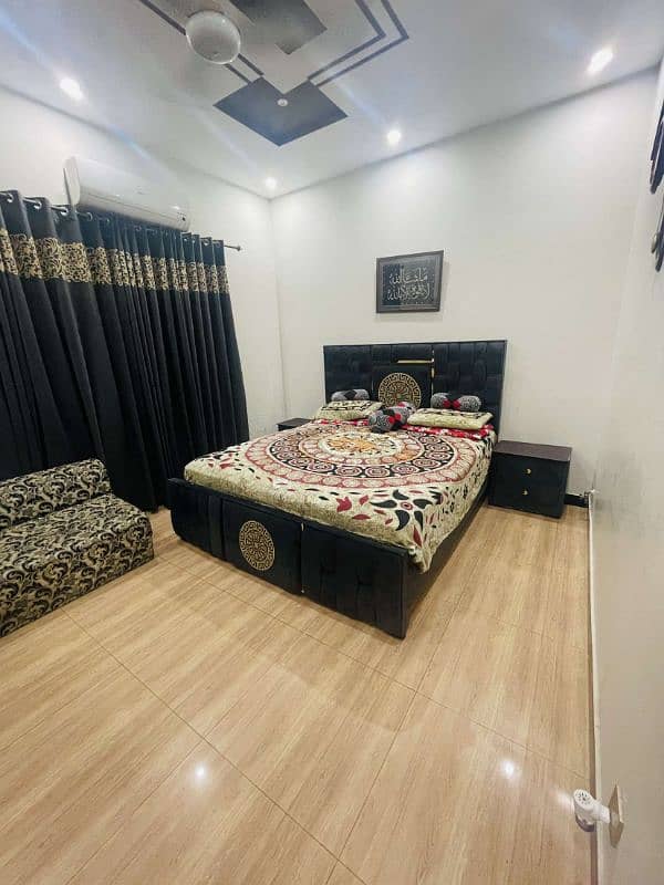 full bed set with sofa com bed and curtains 5