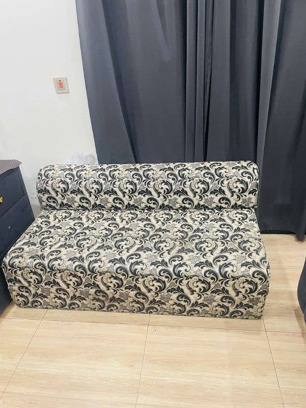 full bed set with sofa com bed and curtains 9