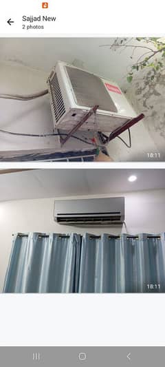 LG ac 1.5 ton chill cooling