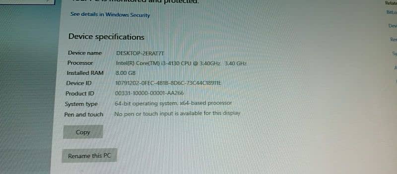 Computer (PC) DELL CORE i3 4 Generation With LCD + New Table 2