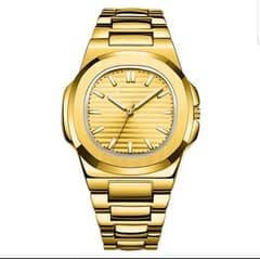 Product Name*: Men's Square Watch with Chain Strap - 1 Pc Quartz