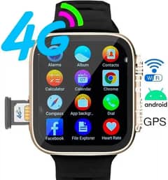 4G Smartwatch With Camera + Sim Support