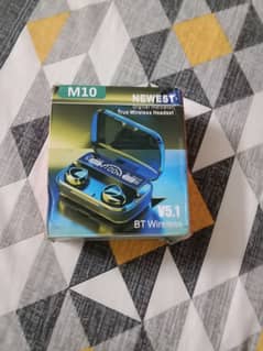 M 10 digital indicator true wireless headset V5.1 Bluetooth wireless