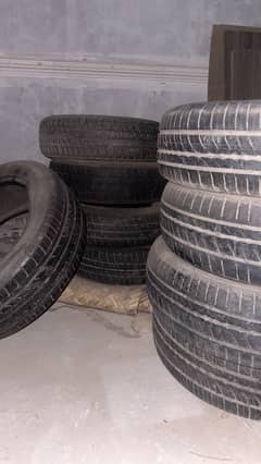 Used tyres for sale 6/10 condition .
