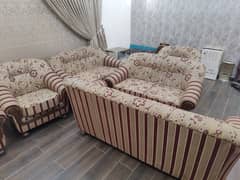 10 seater Sofa set(1 three seat, 2 two seats, 3 one seaters)