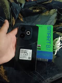 infinix smart 8 pro 4+4/128 RAM memory