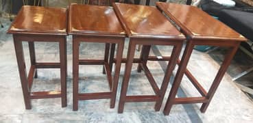 Wooden sheesham coffee tables set 4ps brand new / 14k with delivery