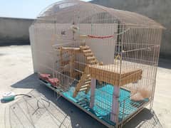 Almost new cage, clean and beautiful. . .