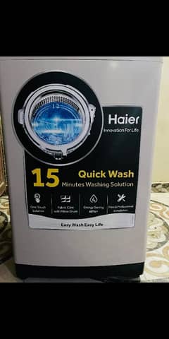 Haier HWM 85-826 Fully Automatic Washing Machine 8.5KG Almost New