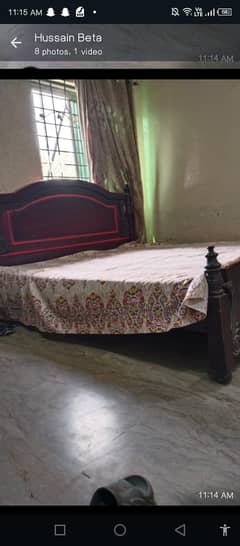 it's semi wooden bed for sale
