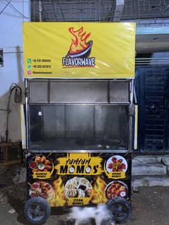 Steel body food cart