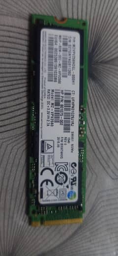 Samsung SSD NVMe 256gb