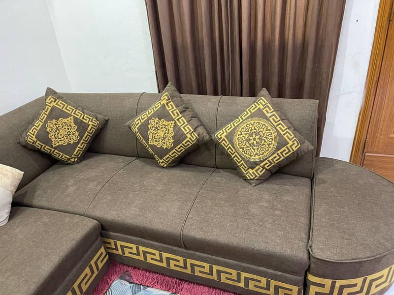 L shape sofa set for sail good condition table bhe h 03460178499 contc 1
