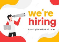 Office work avaliable for male/female