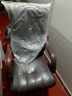 3 executive chairs and 2 tables
