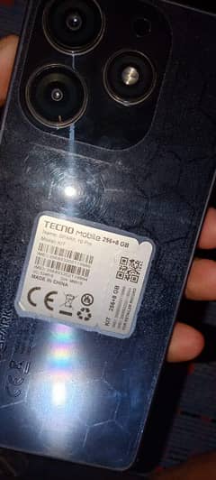 Tecno Spark 10 pro with Charger and box.