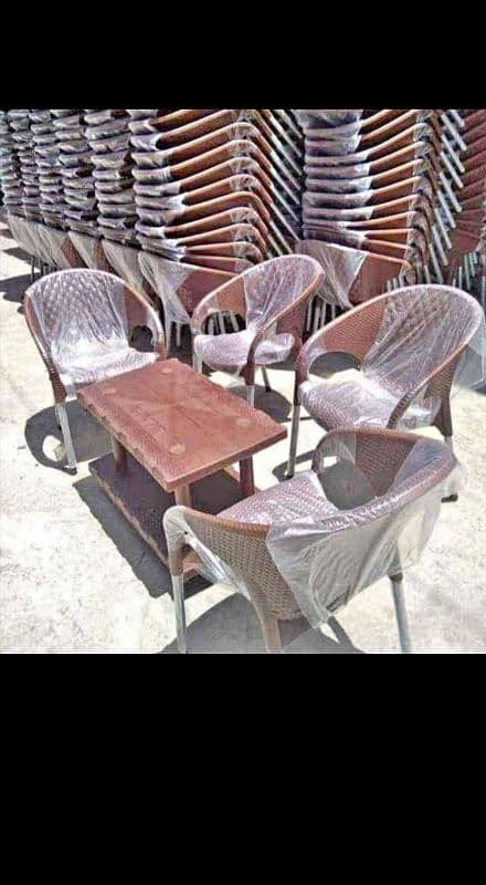 4 chair 1 center table set 1 set and bulk quantity available 1