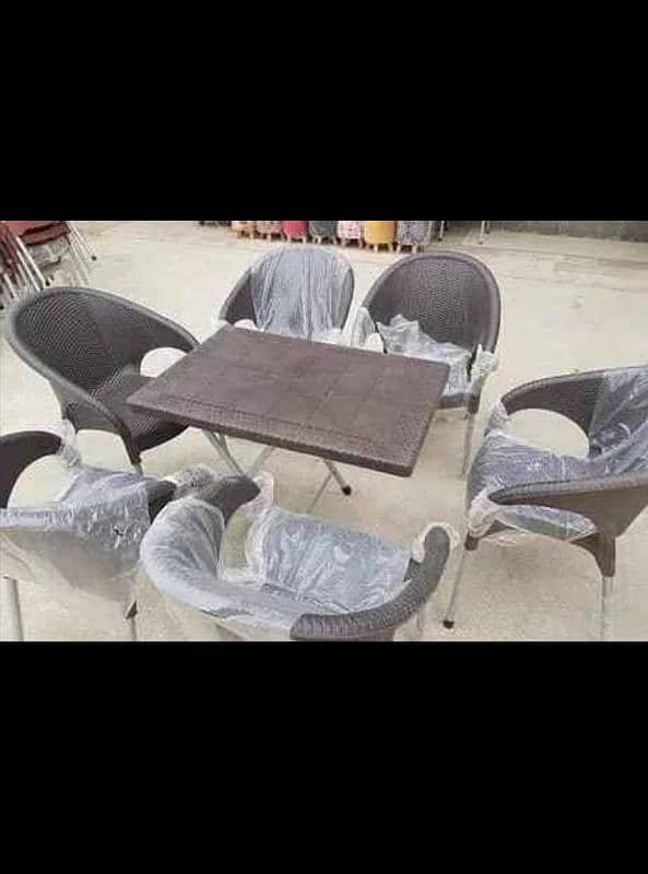 4 chair 1 center table set 1 set and bulk quantity available 2