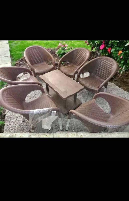 4 chair 1 center table set 1 set and bulk quantity available 3