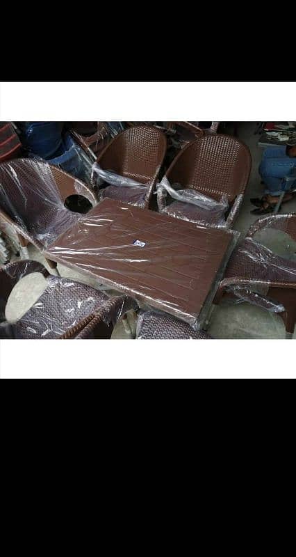4 chair 1 center table set 1 set and bulk quantity available 4