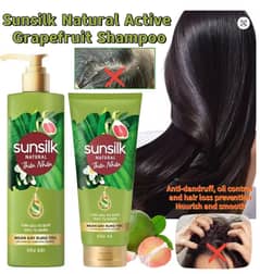 Sunsilk Natural Active Shampoo with Grapefruit Essential Oil + Cond