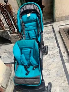 Double baby pram