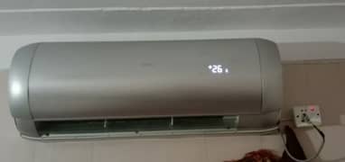 Haier 1.5 Ton Inverter A. C Gray Color Capsul Shape