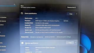 Hp Pavilion laptop 15 10/10 with box R7 B&Ospeaker 1920 res 12gb 512gb
