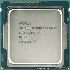 Intel xeon 1241 v3 + asus h877m-plus + 1600mhz 8gb 2x sticks + cooler